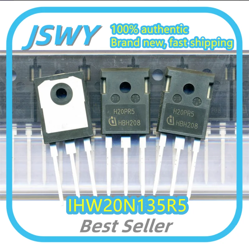 

(5/50 pcs) IHW20N135R5 Silk-Screen H20PR5 TO-247 IGBT Induction Cooker Common Tube Brand New Original Fast Shipping