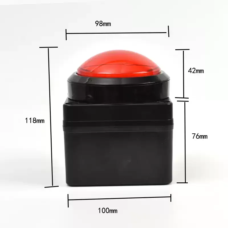 Custom USB Shortcut Keypad Programmable Button Remote Control Switch With Buzzer 98mm 2m Cable For Lottery Computer Mouse Hotkey