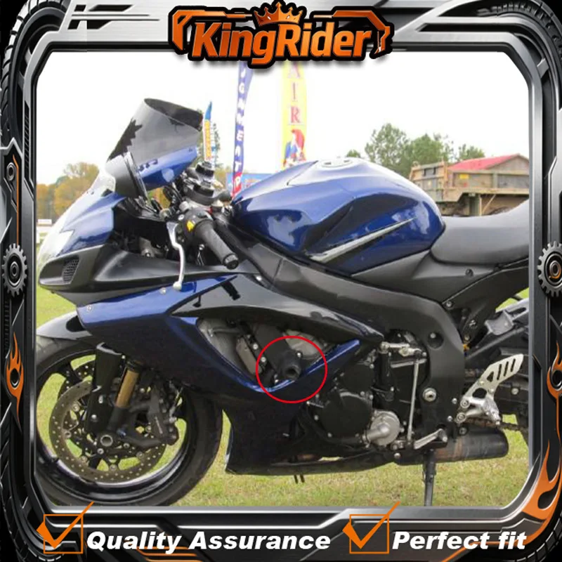 Fit for Suzuki GSX-R 600 GSX-R 750 GSXR 600 GSXR 750 2006 2007 2008 Motorcycle No Cut Frame Sliders Crash Falling Protection