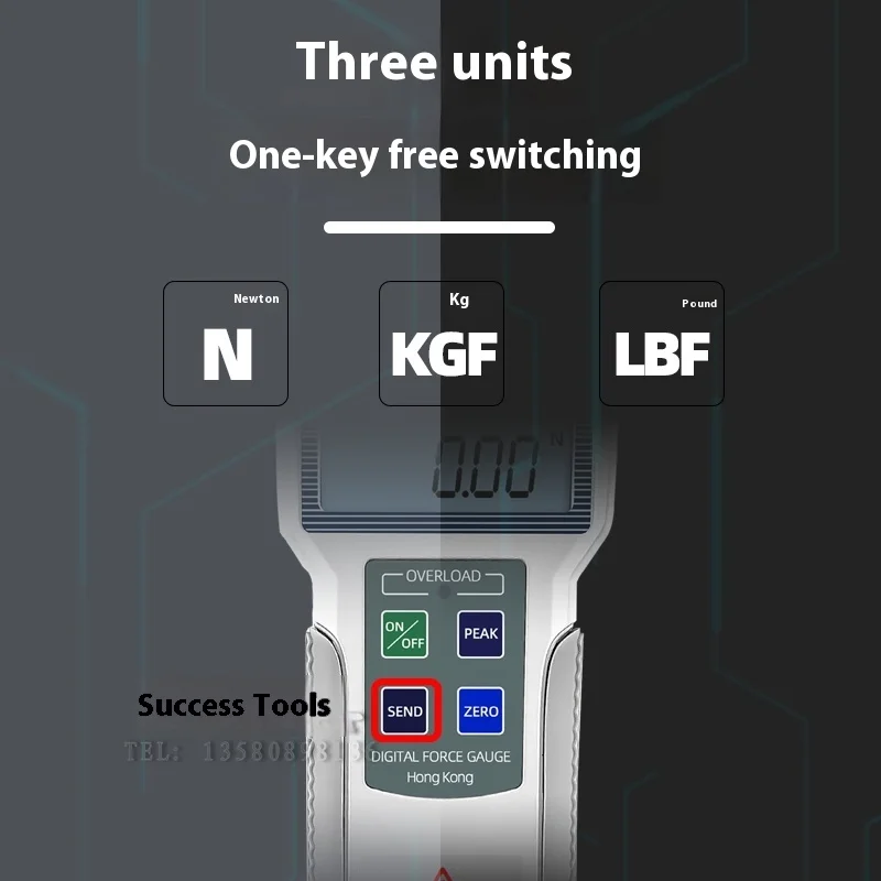 Digital Push-Pull Tester 5-1000N