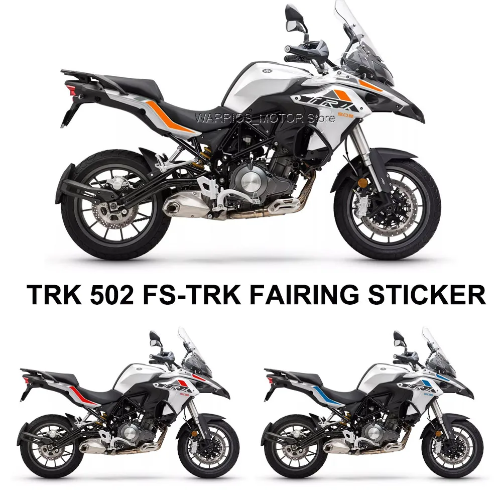 For BENELLI TRK 502 FS-TRK Fairing Sticker Body Decoration Decals Anti-Scratch PVC Stickers Kit