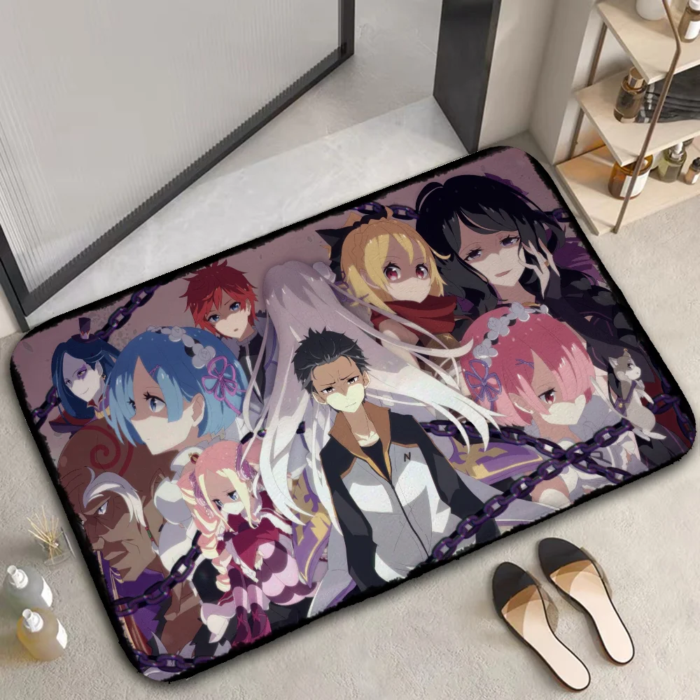 ReLife in a Different World From Zero Bath Mats Floor Bath Mat Bathroom Rug Kitchen Foot Mat Carpet for Kitchen Rugs Door Prayer