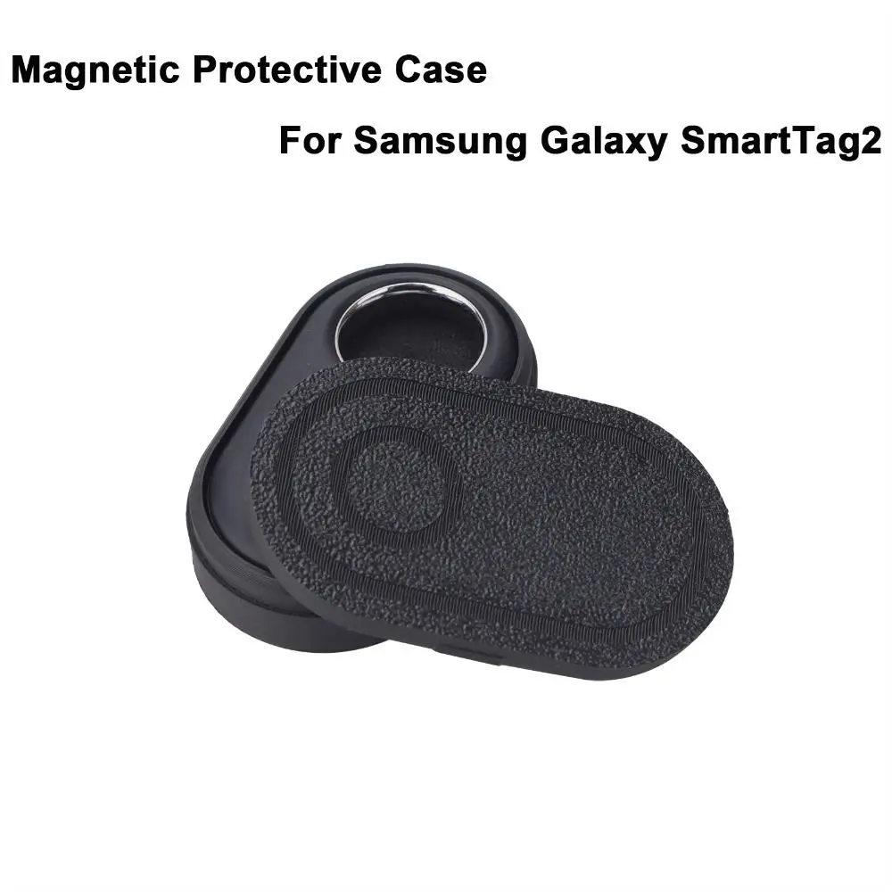 PC Magnetic Protective Case Durable Waterproof Tracker Protector Magnet Adsorption for Samsung Galaxy SmartTag2