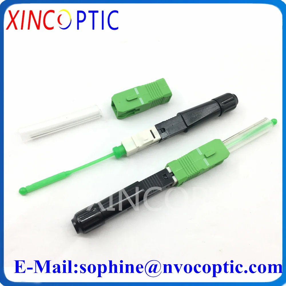 

FTTH Hot Melting Type 50mmField Assembly New Hose Quick Connector SC APC Single Mode SM Fiber Optic Fast