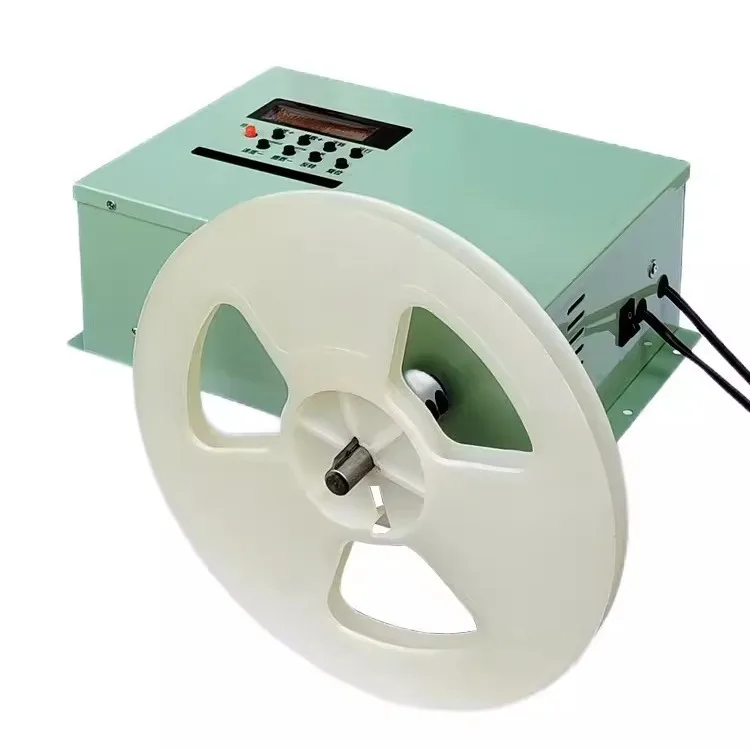 Disco de plástico ps para componentes eletrônicos de carretel, capacitor de resistência, tira de luz de 10 polegadas, disco de plástico automático