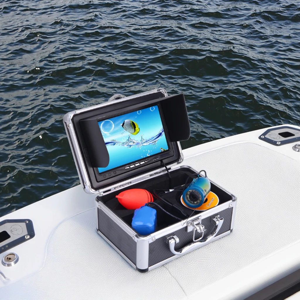 Fish Finder Portable - X7 휴대용 15m, 7인치 모니터, 1000TVL,