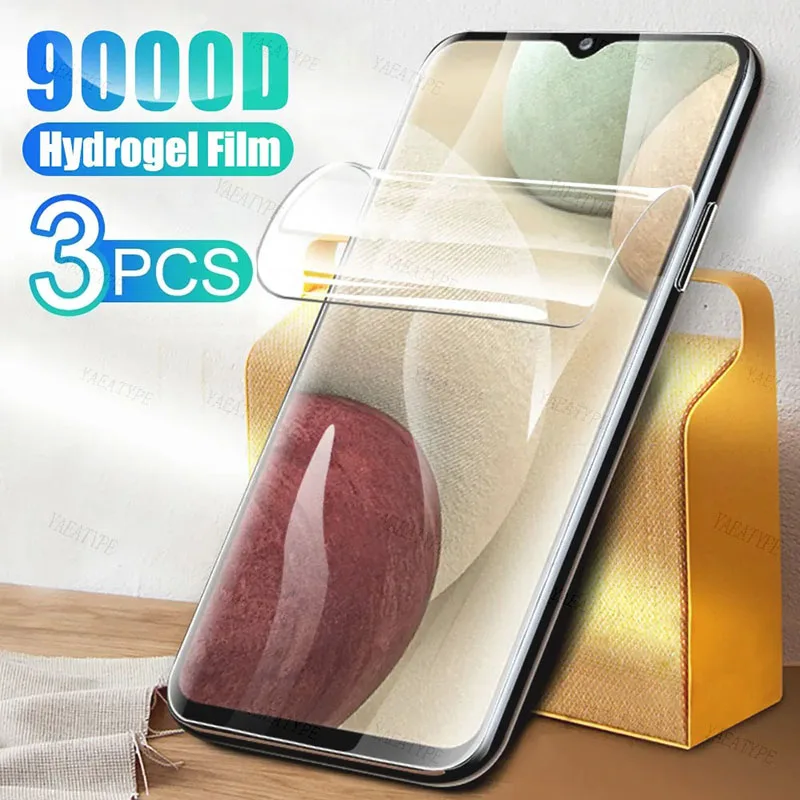 3Pcs Hydrogel Film Für Samsung Galaxy S25 S24 S23 S22 S21 Ultra Plus S24 FE A56 A55 A36 A35 a26 A25 A15 A16 5G Screen Protector