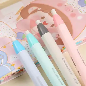 Khinsun Press Retractable Pencil Rubber Correction Page Pen Style Pencil Rubber for Children Written School Material Rubber 6 Main Sales Rubber Pen - №3