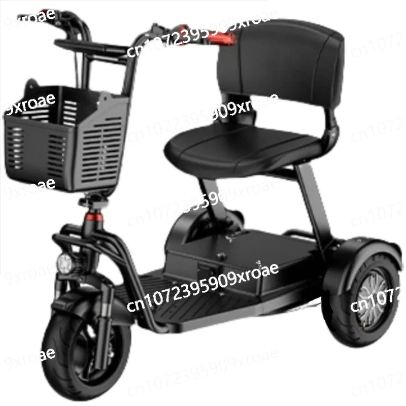 For Seniors Removable Battery Waterproof Folding 3 Wheel Electric Scooter Family Adult Powerful 1000W Mini Electric Tricycle