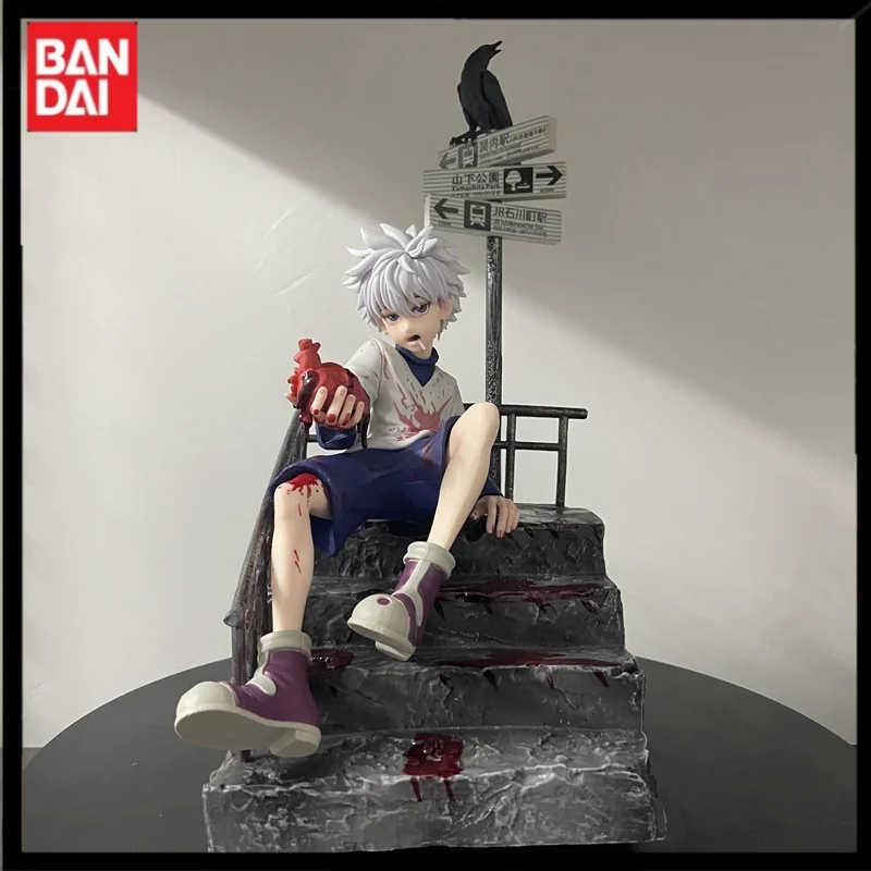 

Игрушечные фигурки из аниме Hunter x Hunter GK Killua Zoldyck ruby, мультяшный персонаж, модель ручной работы, настольное украшение, праздничный подарок для мальчика