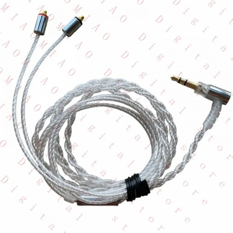 RT  Universal MMCX Connector 3.5mm Final C106 High Purity Silver-Coated Cable