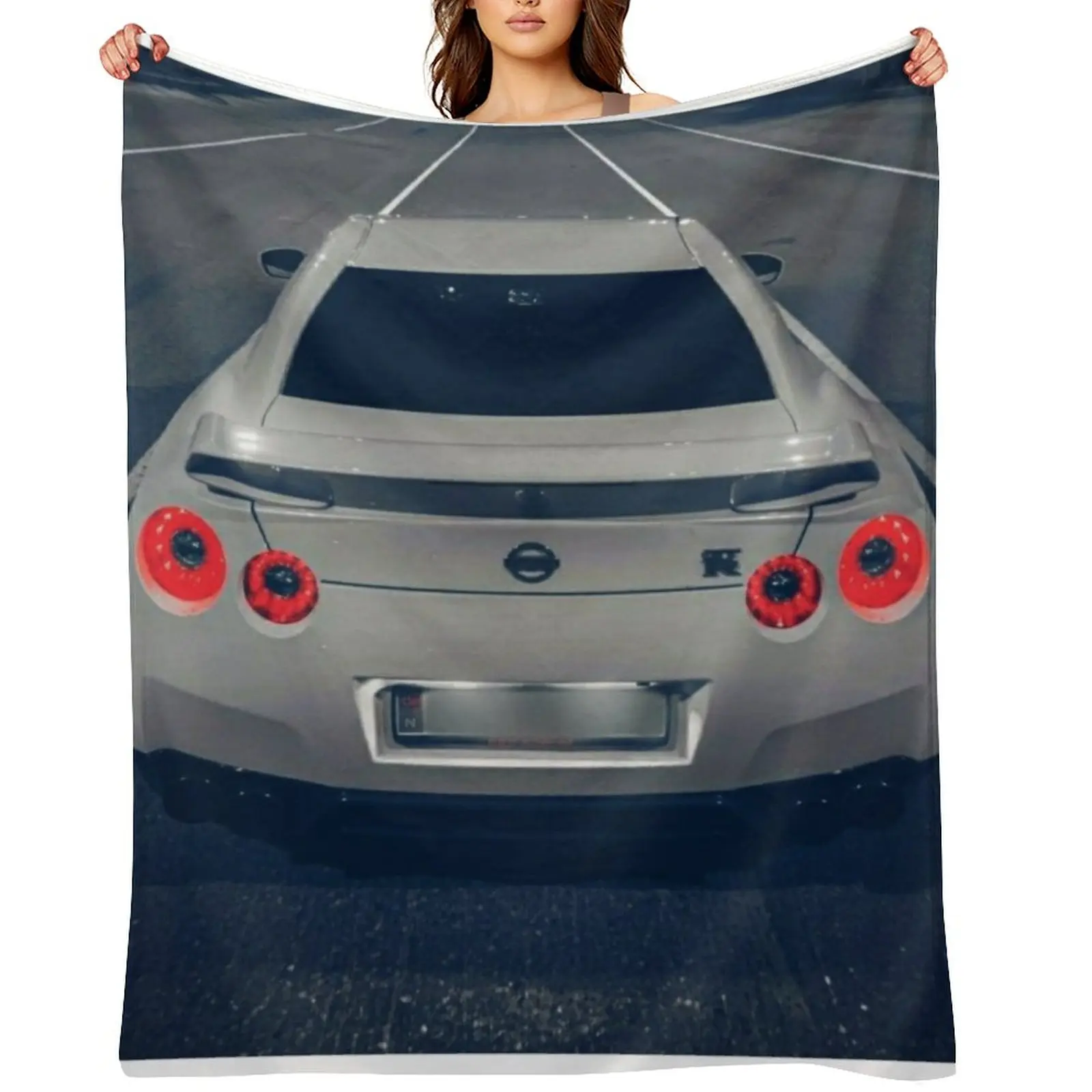 

GTR R-35 Throw Blanket valentine gift ideas heavy to sleep Decorative Throw bed plaid Blankets