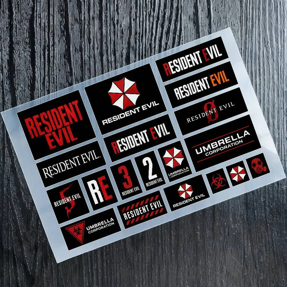 Umbrella Corporation Stickers Auto Body Bumper Windows Motorcycle Laptop Walls Vinyl Decal Car Tuning Accessories