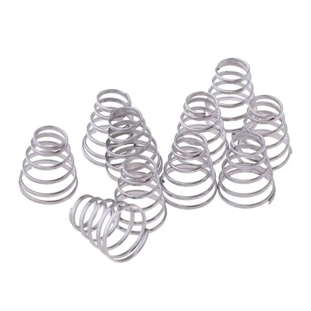 10 Pcs Bike Quick Release Skewer Springs Replacement Front / Rear Wheel Skewer Springs Cycling Parts