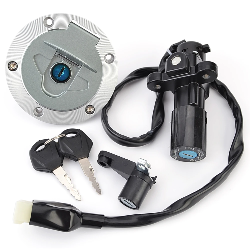 

Крышка топливного бака, переключатель зажигания, замок сиденья с комплектом ключей для Yamaha YZF R25 2015 2016 2017 2018 1WD-XH250-00