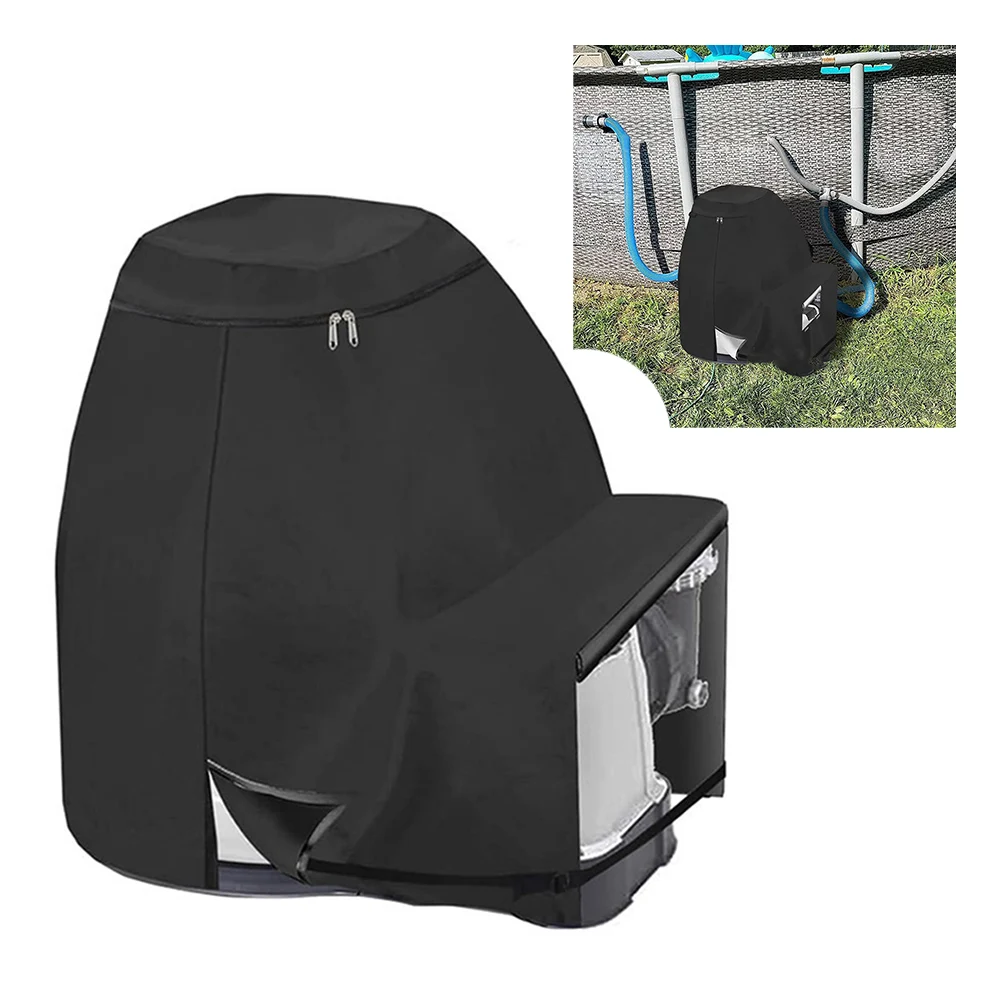 

Oxford Cloth Cover Sand Filter Pump Cover 27.6*25.6*21.6in Pump Cover Easy Installation Design For Sand Filter Pump