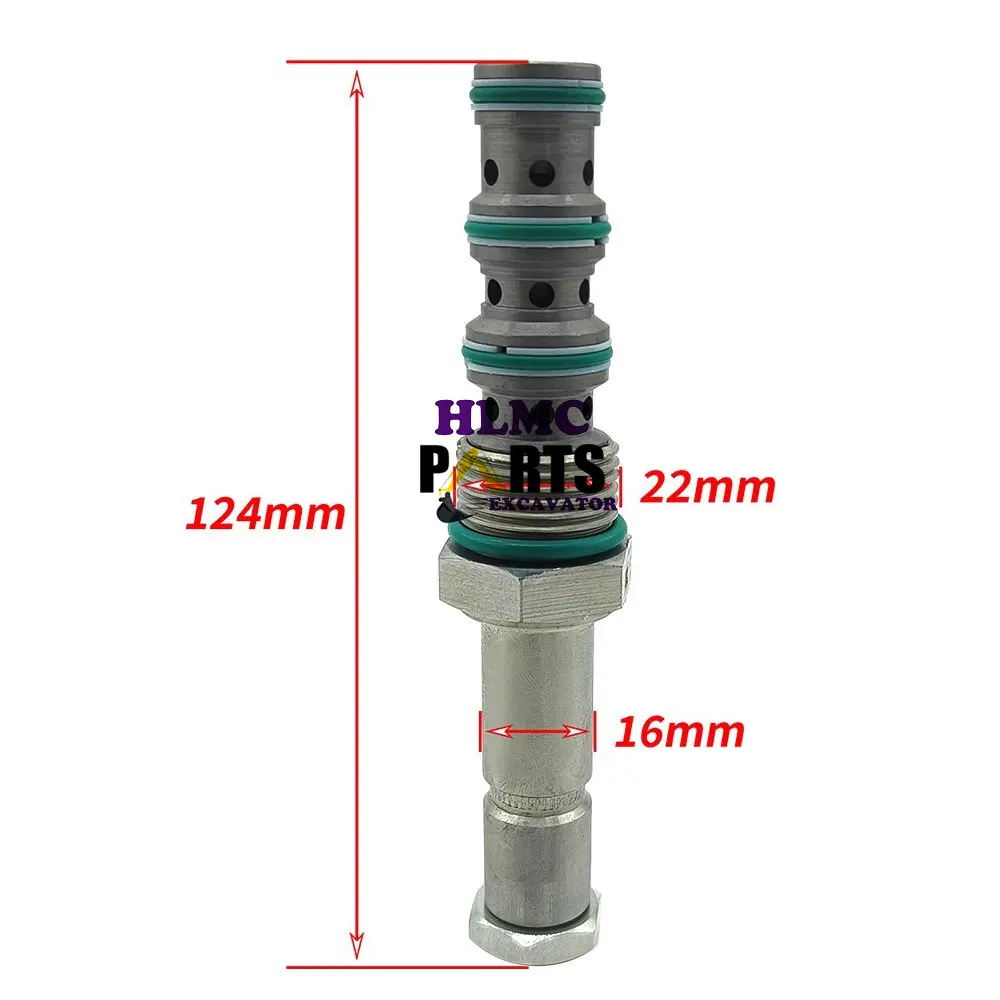 Excavator Doosan Daewoo DH55 150 215 225 300-5/7/9 Pilot Safety Lock Solenoid Valve Coil Spool