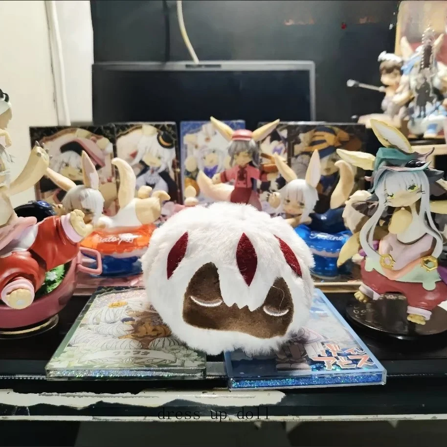 Anime 13cm Made in Abyss Faputa Kawaii Plush Doll Stuffed Toys Cotton Figure Mascot Keychain Pendant Birthday Gift Xmas