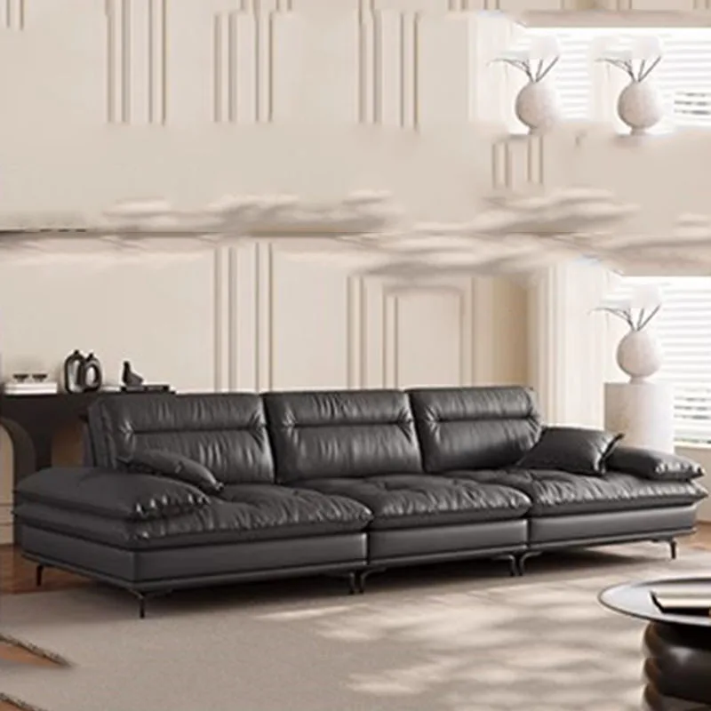 

Luxury Modern Living Room Sofas Minimalist Leather Sectional Relaxing Lazy Couch Outdoor Sofa Room Decor Garden Tumbonas Playa