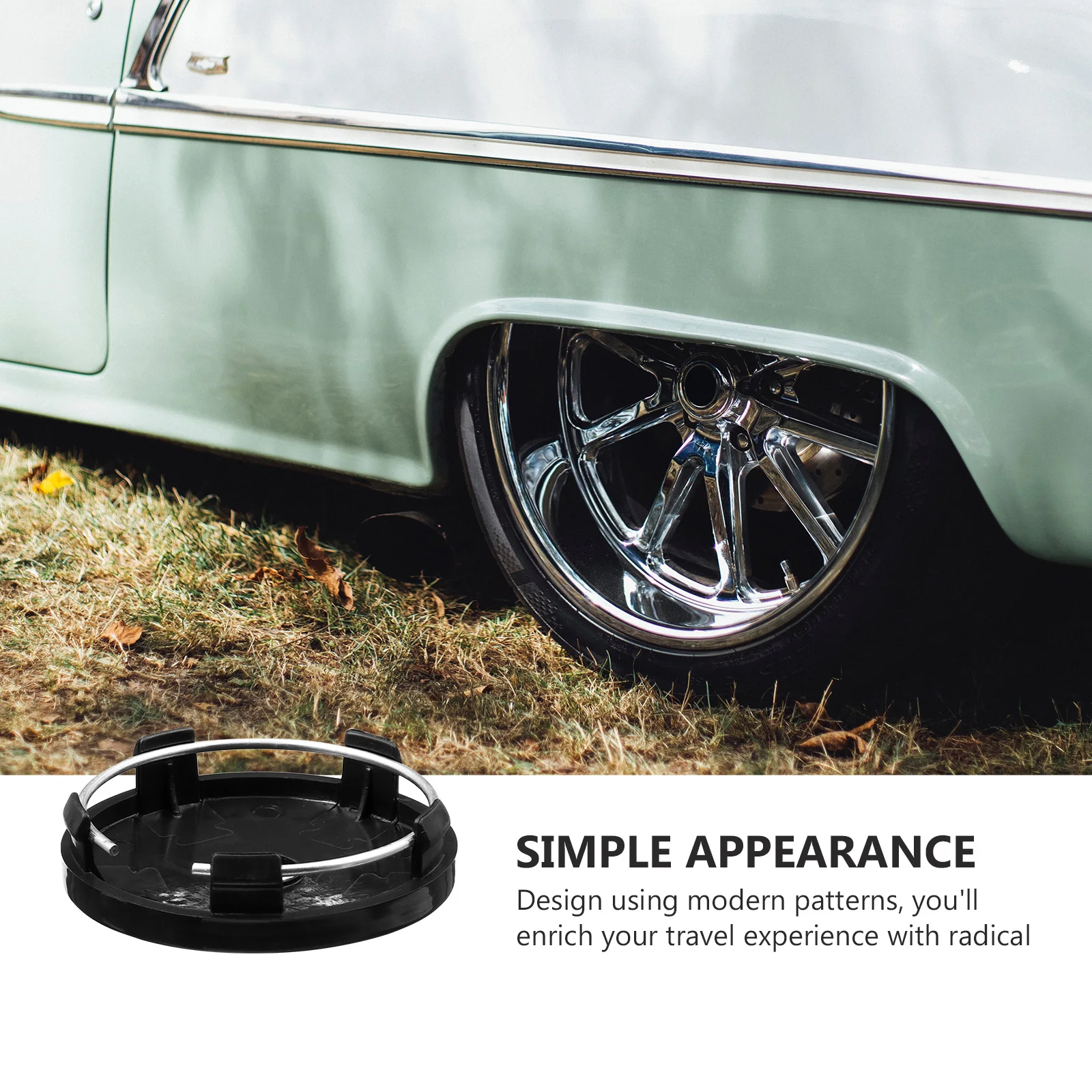 

4 Pcs Center Rim Styling Accessories Hub Caps Auto Rim Refit Covers Dust proof Styling Accessories Packaging Box