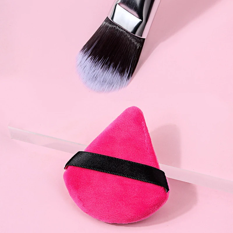 20pcs Makeup Brush Set Portable Soft Makeup Tool With Triangle Sponge Makeup Powder Puff