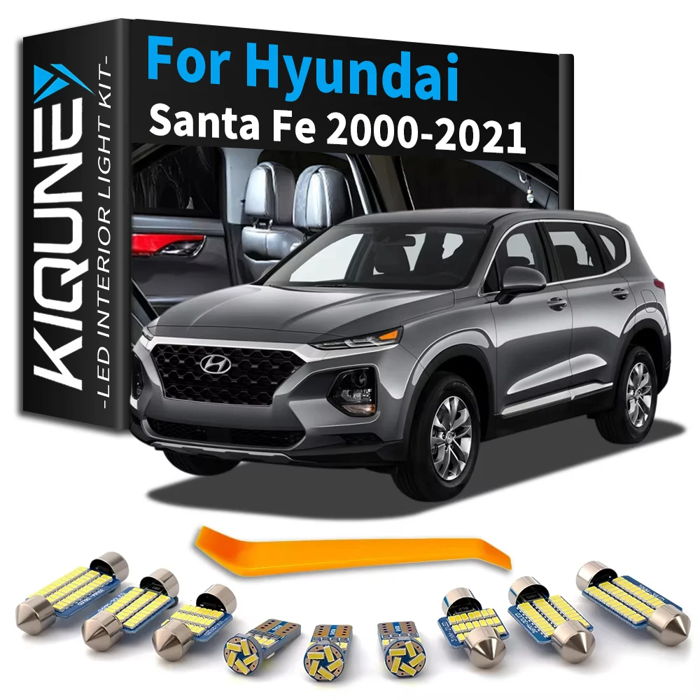 For Hyundai Santa Fe SM CM DM TM 2000 2001 2002- 2012 2013 2014 2015 2016 2017 2018 2019 2020 2021 Interior LED Light Kit Canbus