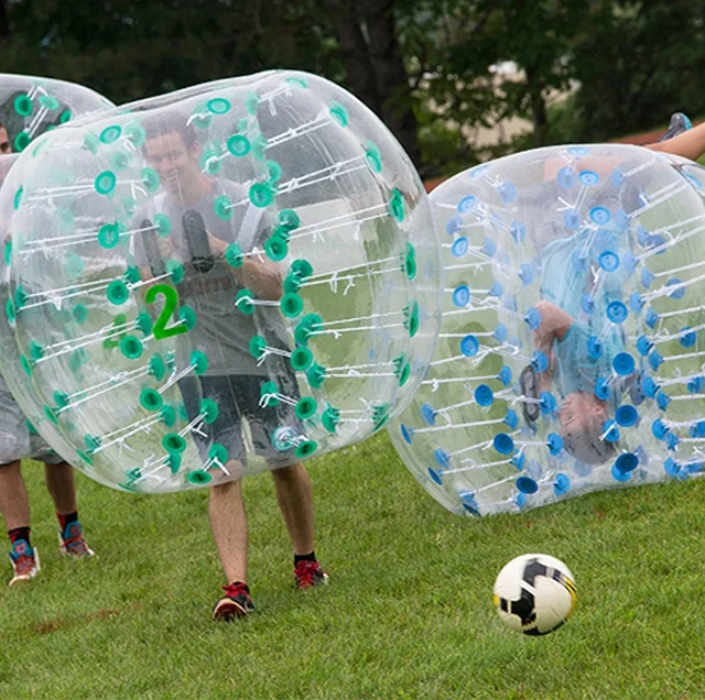 

Zorbing Ball Inflatable Bumper Ball 1.5m Human Knocker Bubble Soccer Balls for Rent