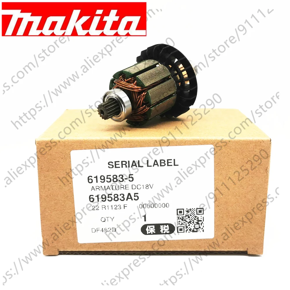 Phần Ứng Cánh Quạt Cho Makita DDF482 DHP482 BHP482 DDF482 XPH10 619380-9 619583-5