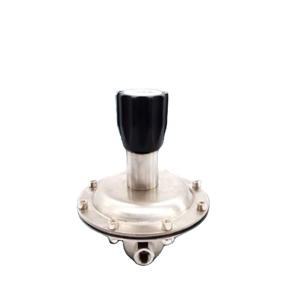 Micro regulador de pressão O2 de aço inoxidável MSS 1/4" válvulas de baixa pressão NPT 0,3atm
