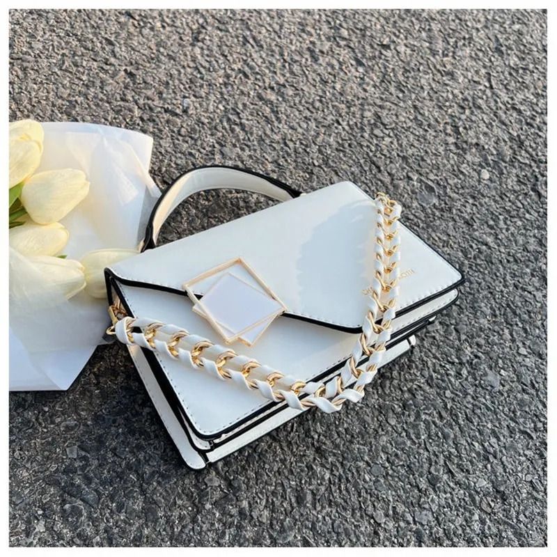 Women's Small Square Bag New Fashion Trend Luxury Designer Crossbody Bag Chain Lady Shoulder Messenger Handbag
