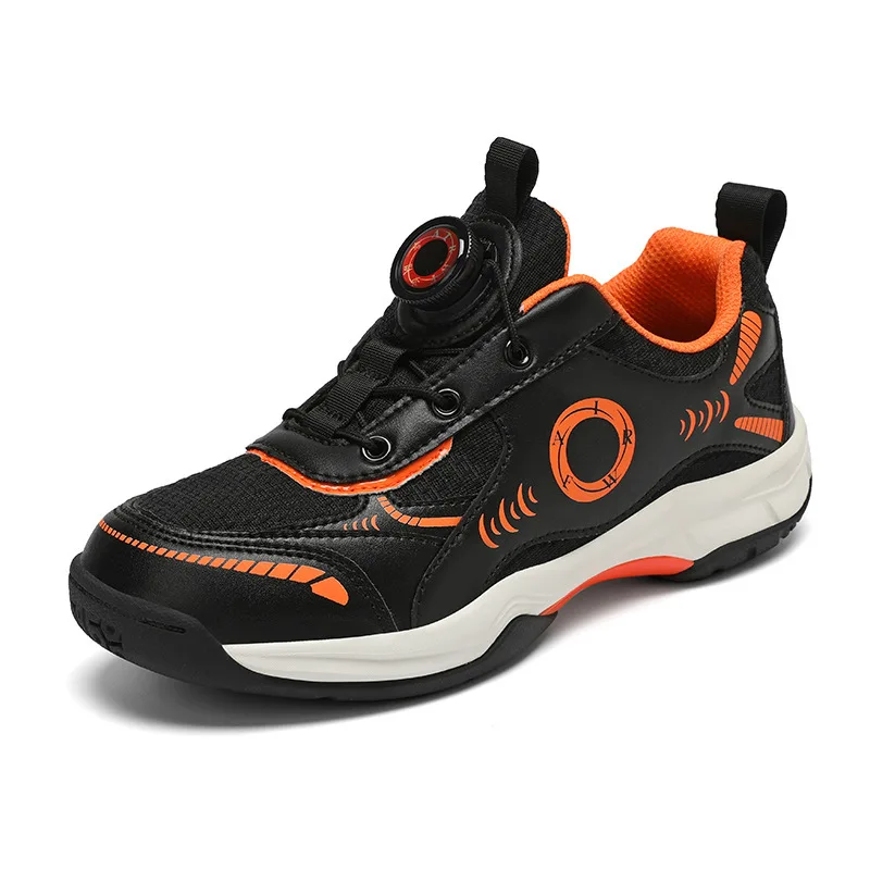 

Новые детские туфли для бадминтона с быстрой кружевной ручкой, размер 30–40, теннисная обувь, спортивная обувь, обувь для настольного тенниса с дышащей поверхностью