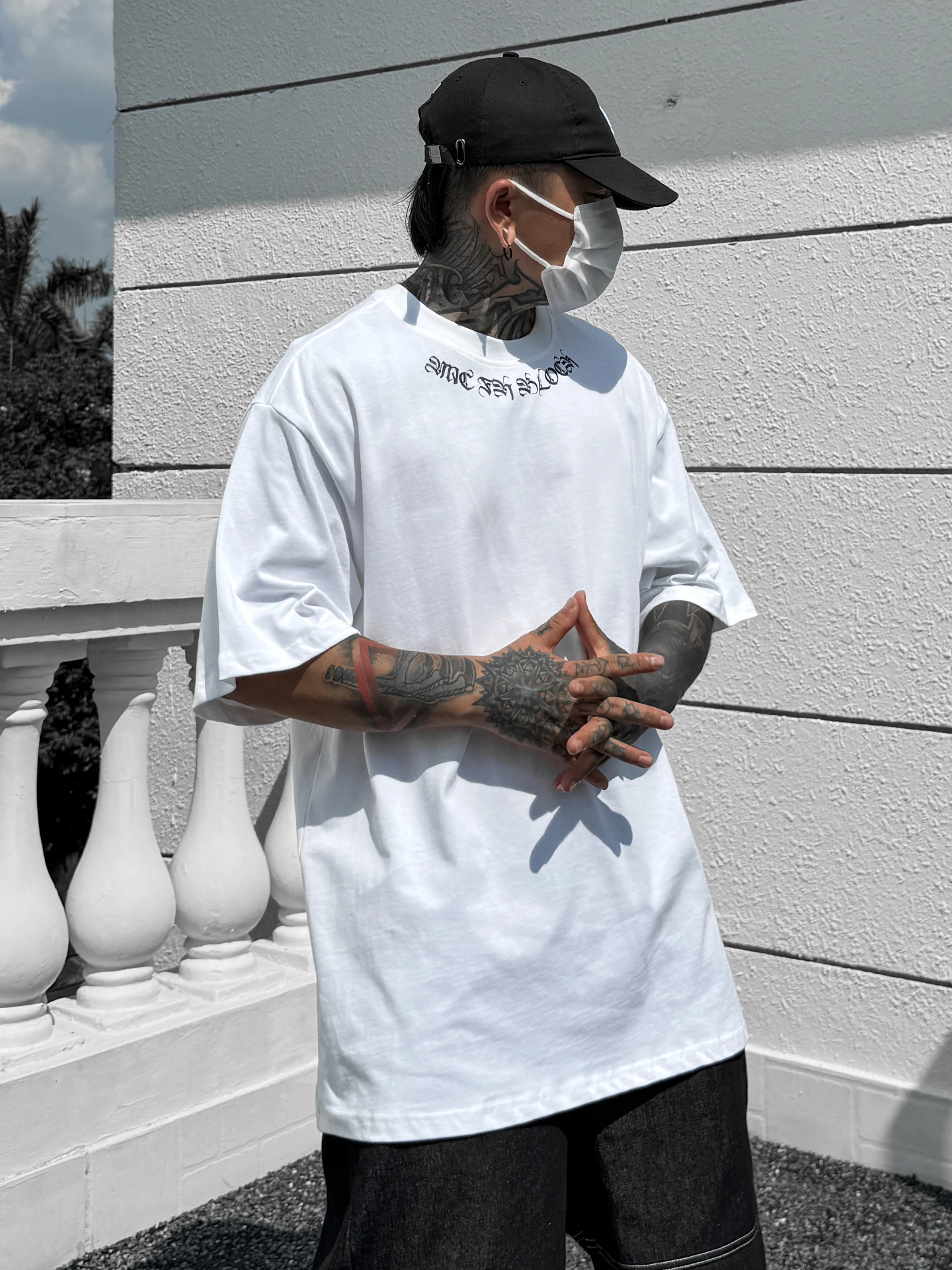 

Loose Fit Men's American Streetwear ort Sve T-irt Youth Faion Summer Breathable Cotton round Ne Print Tee