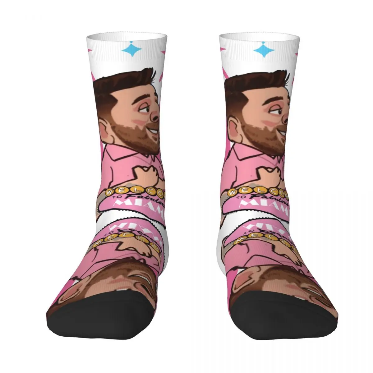 Feier Lionel und andr ᄅs und Messi und Argentinien Nr. 10 Ziege Karikatur 92 kreative geeky Kompression socken