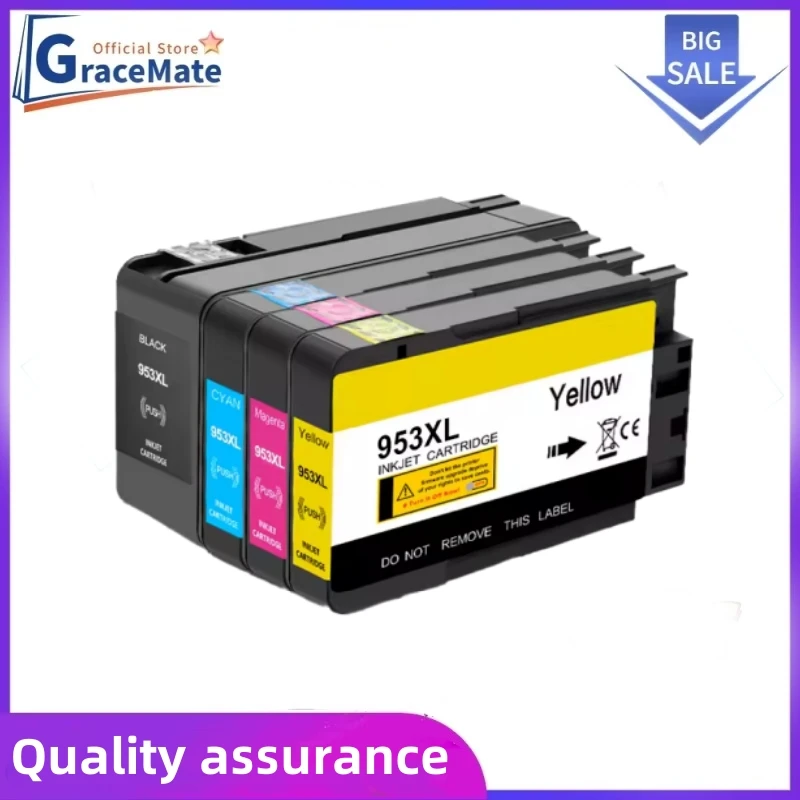 953XL Compatible for Hp953 Ink Cartridge with New Chip Full Ink for Hp 953 Officejet Pro 7720 7730 7740 8710 8718 8720 Printer