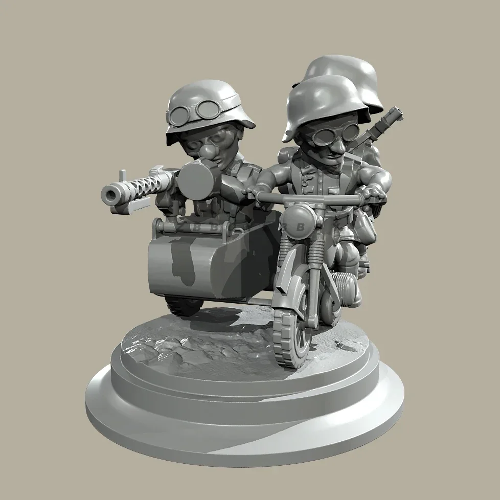 25mm 38mm 55mm  Resin sodier model kits figure  colorless and self-assembled TD-7146/3D