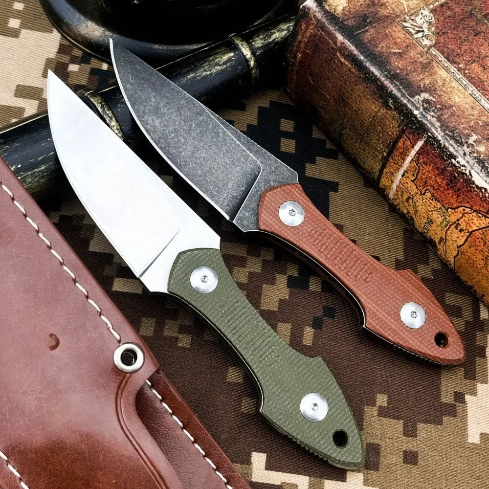 GMF3 Jungle Fixed-Blade Knife with High-Hardness D2 Blade— Personal Carry, Survival, Hiking, AdventureOutdoor Camping Knife