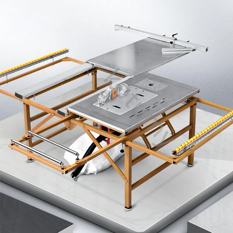 Woodworking Saw Table Folding Workbench Multi-function Precision Saw Dust-free saw Portable Woodworking Tool
