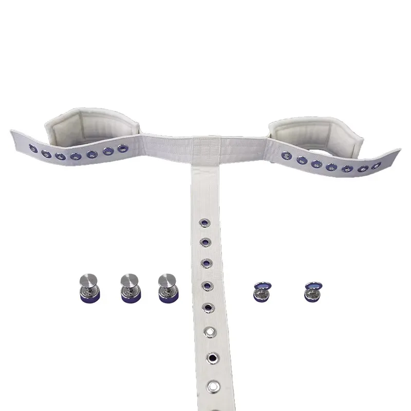 T-Shaped Feet Lying Magnetic Lock Mental Restraint Strap for Binding Bed Safe Firm Fixed To Psychiatric Nursing Home Care