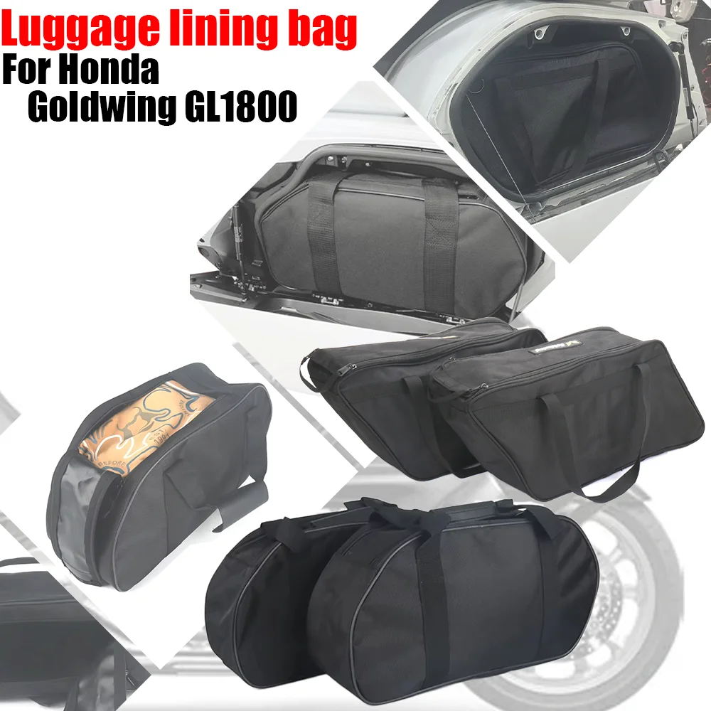 For Honda Goldwing GL1800 moto Accessories Motorcycle Side Luggage Bags Black Inner Bags Luggage lining bag GoldwingGL1800