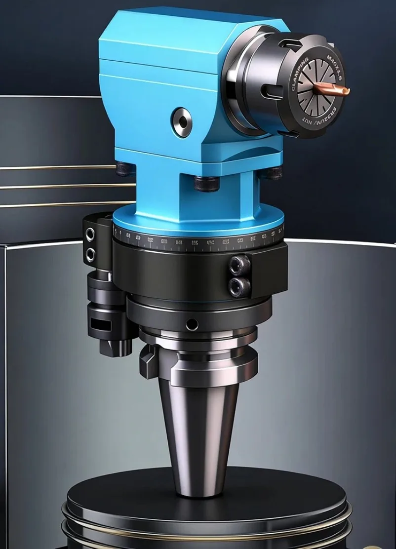 

BT40 BT50 90 Degree Angle Milling Head, Right Angle Side Milling Head for CNC Machining Center, ER Collet
