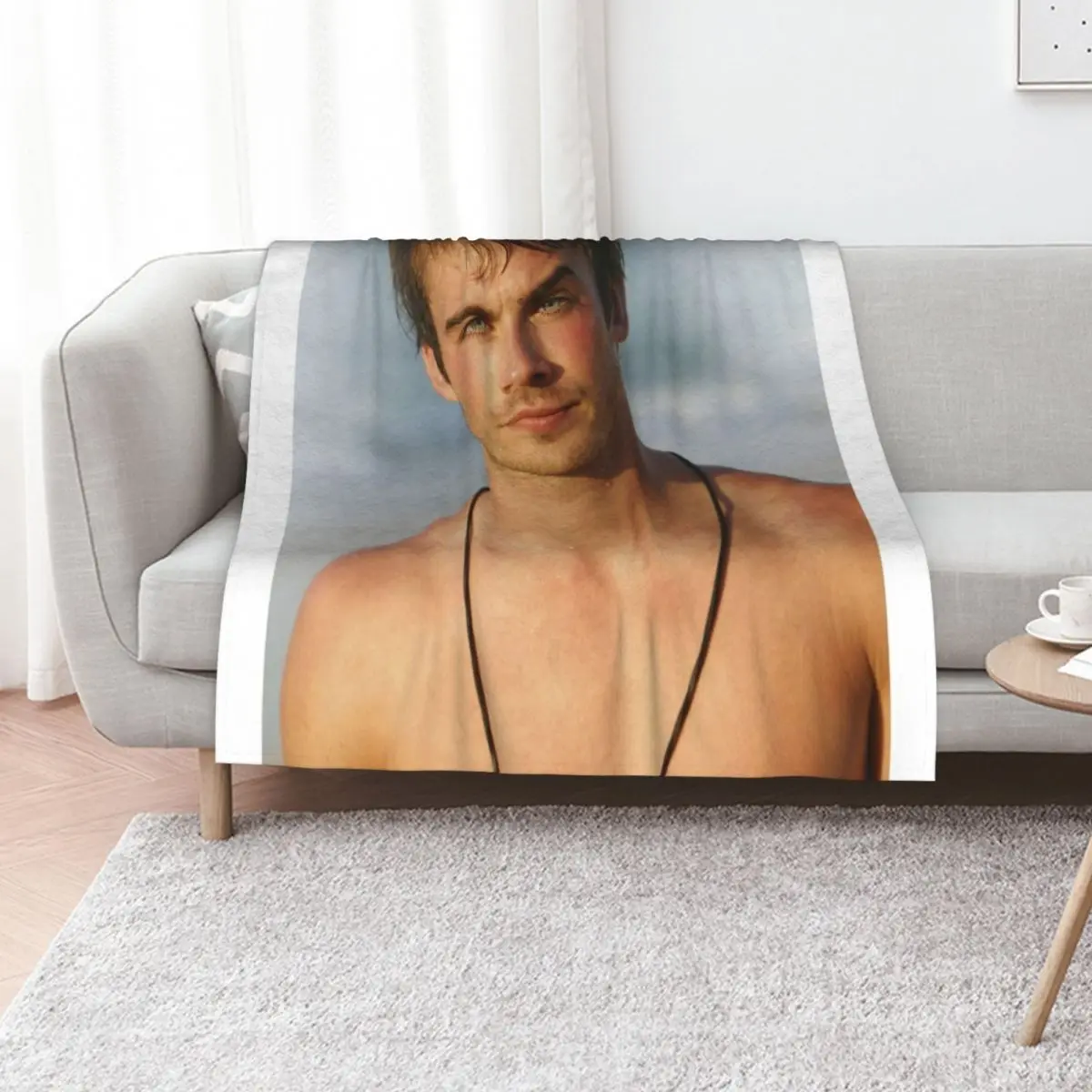 ian damon Throw Blanket valentine gift ideas Polar Decorative Throw Single Baby Extra Large Throw Blankets