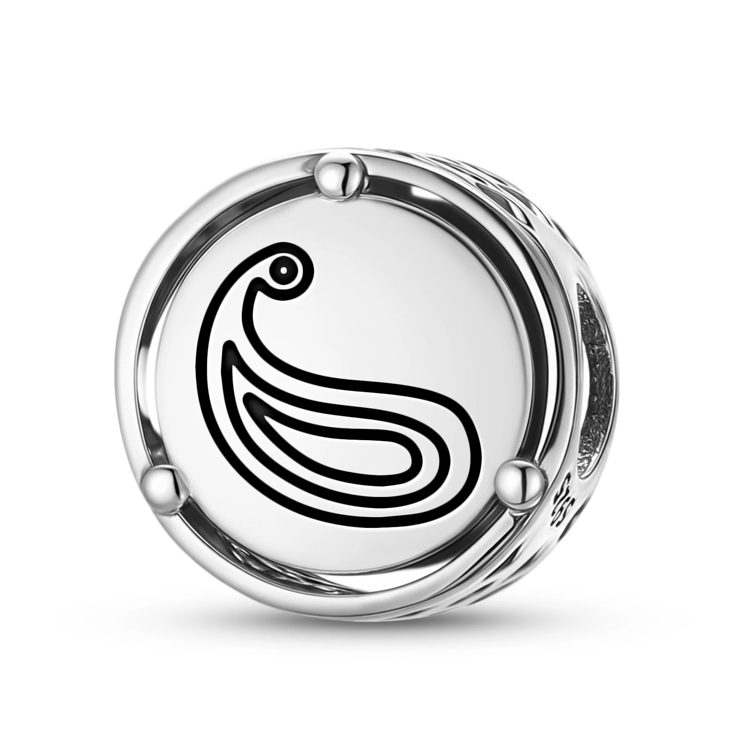 

925 Sterling Silver Persian Boteh Jegheh Charm Fit Original Bracelet Diy Jewelry Accessories Family Bead