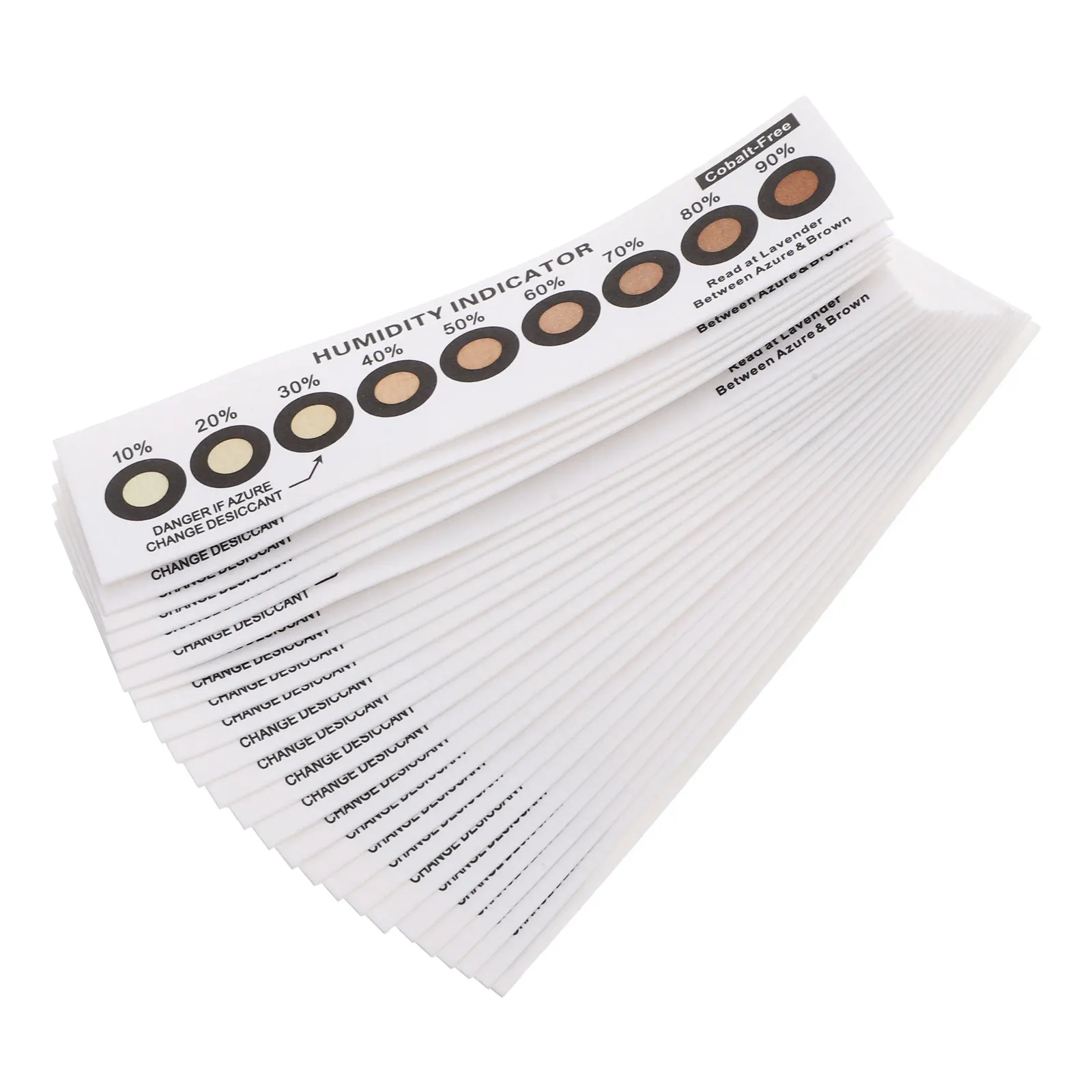 40Pcs 9-Spot Humidity Indicator Card Reusable Moisture Paper for Electric Device Industrial Electronics Storage