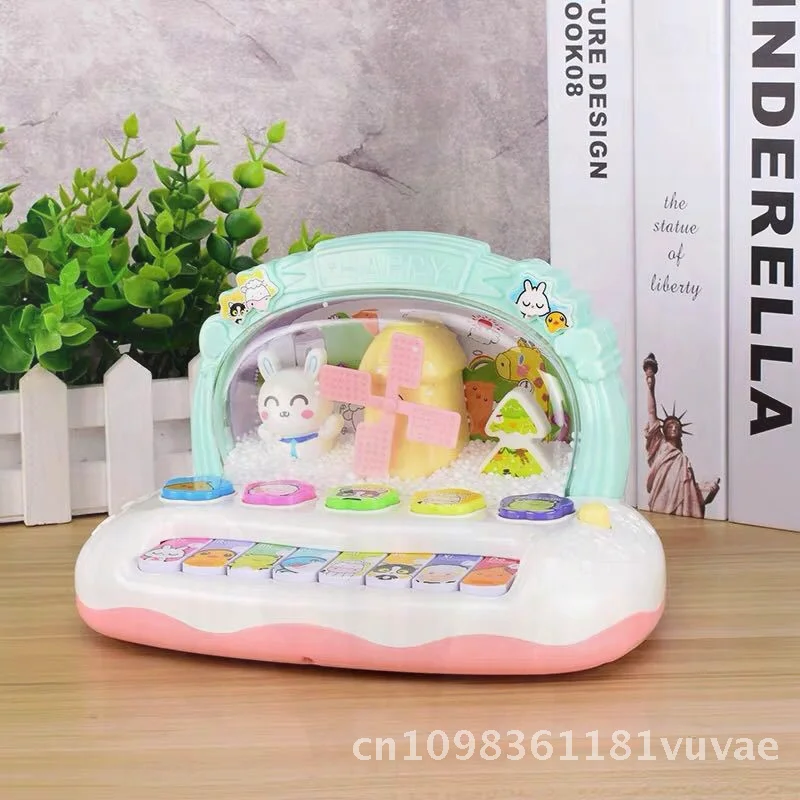 ของเล่นเปียโนจิ๋ว Jiazhi Snowflake Puzzle สำหรับเด็ก ของเล่นเสริมพัฒนาการเด็กเล็ก เด็กชาย เด็กหญิง คีย์บอร์ดพลาสติก เครื่องดนตรีอิเล็กทรอนิกส์