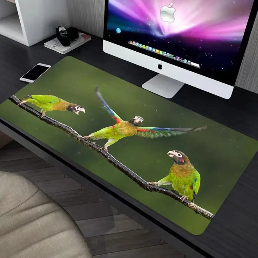 

Parrot Mouse Pad large keyboard mouse desk pad non-slip rubber gaming mouse pad laptop mouse carpet