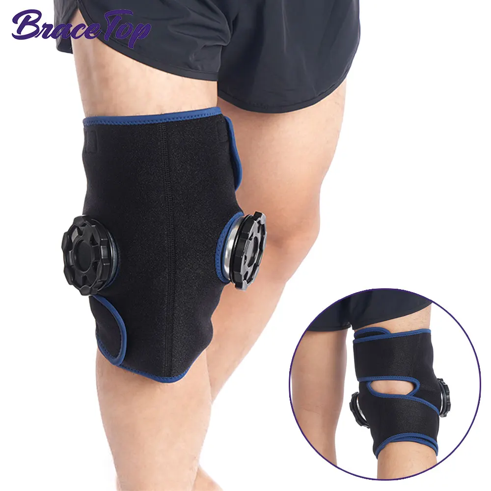 Reusable Knee Support Gel Ice Pack for Sports Injuries Flexible Knee Surgery Pack for Pain Relief Cold Hot Compress Therapy Wrap