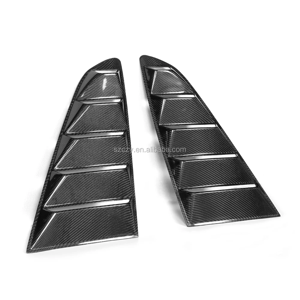 Suitable for Carbon fiber window side vent sunshade Ford Mustang 2015 view 4