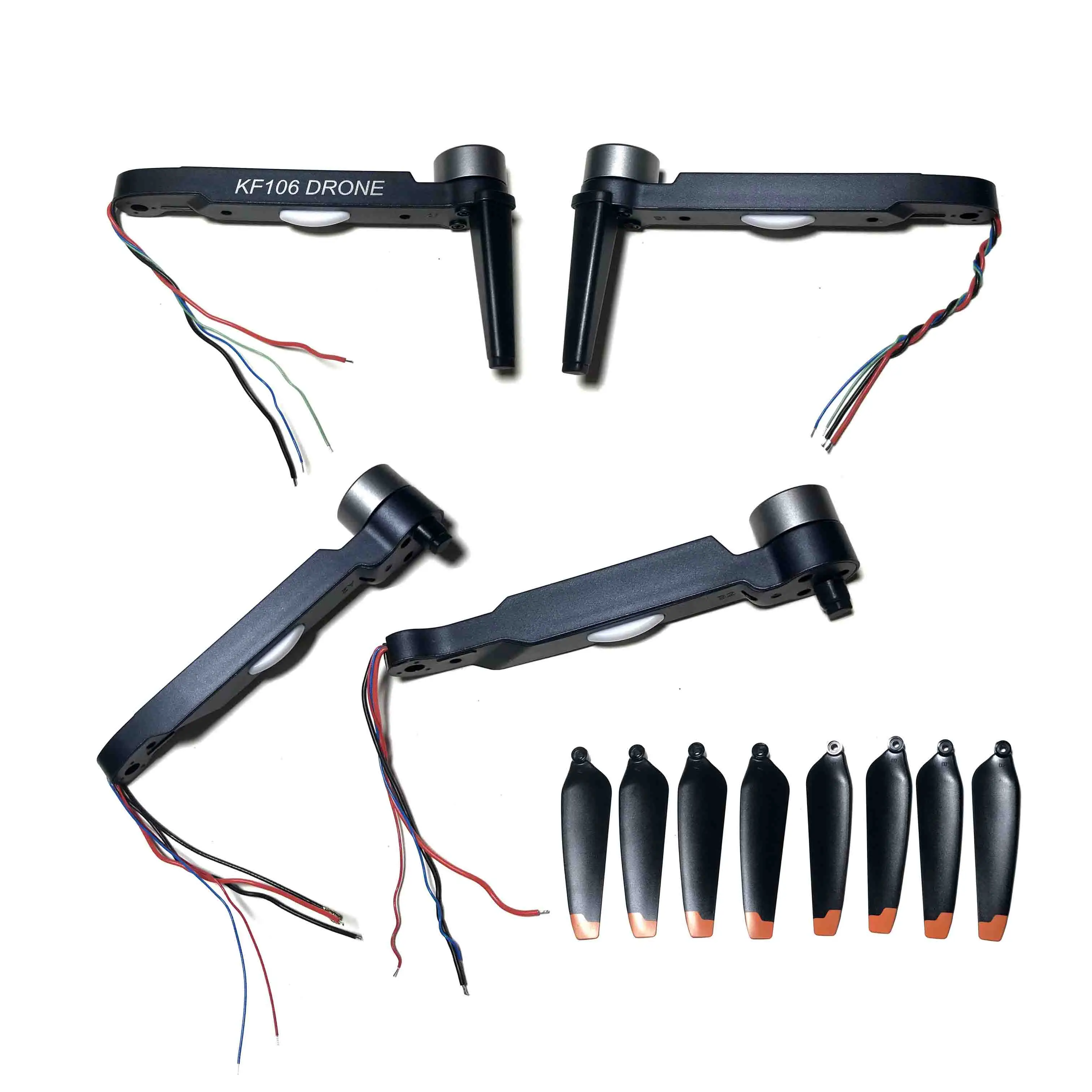 Original Accessories Spare Parts Battery Body Shell Propeller Brushless Motor Arm Kit for KF106 MXA RC Quadcopter KF106 Drone