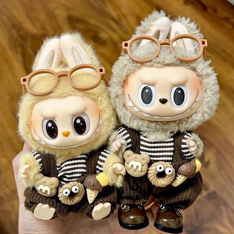 라부부 인형옷 신상품, 귀여운 미니 봉제인형 옷, 한국 아이돌 인형 액세서리, DIY 액세서리 세트 (인형 미포함)