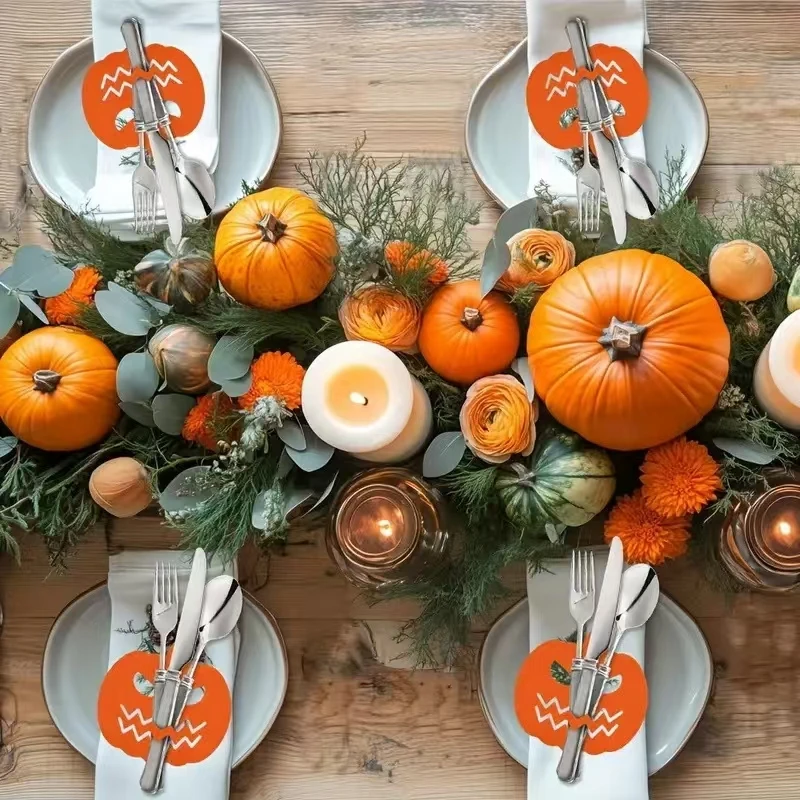 Felt Pumpkin Placemat Orange Pumpkin Mat